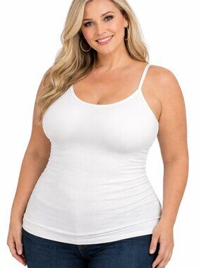 Shapermint Essentials White Scoop Neck Shaping Cami 2XL NWT